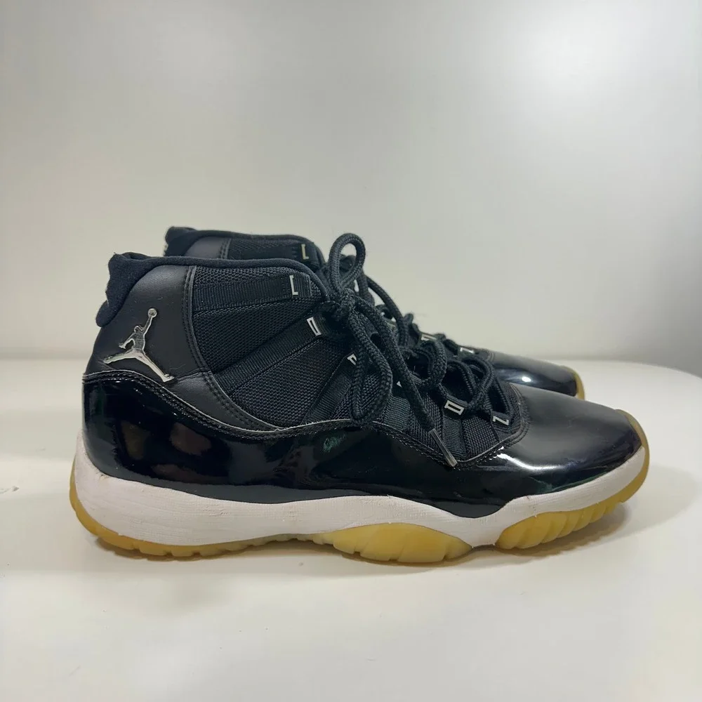 Air Jordan 11 Retro Jubilee 25th Anniversary Black White Mens Size 11